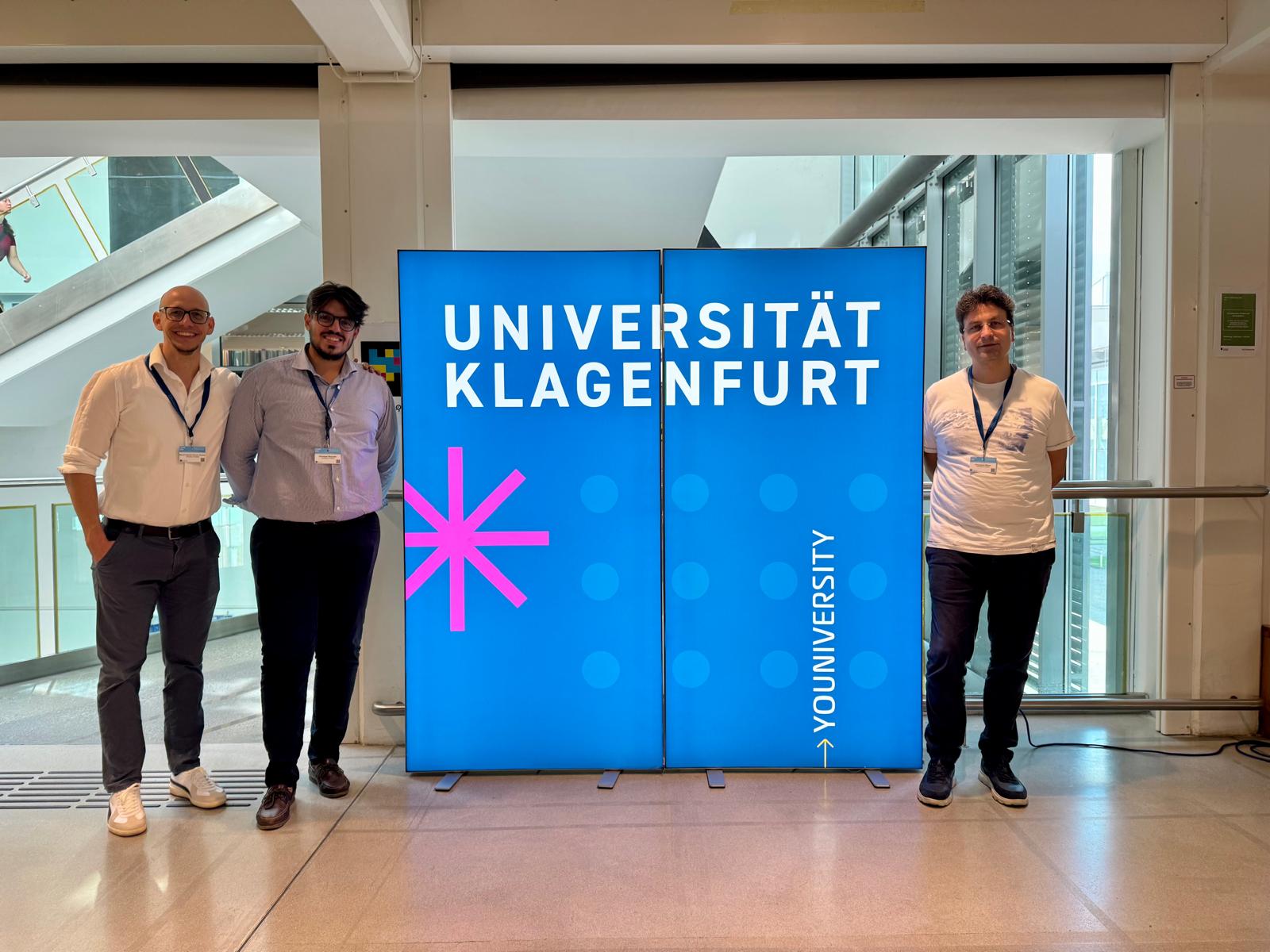 Il team SiGENERA all'Università di Klagenfurt durante HYDRA 2026
